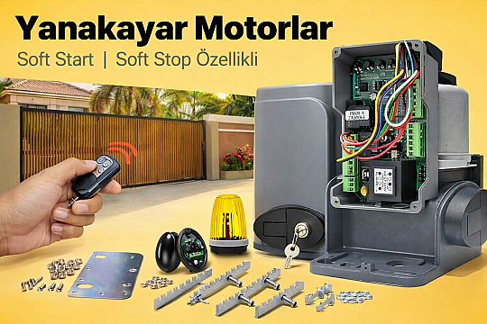 KVC 600 KG OTOMATİK KAPI MOTORU SET MONTAJA HAZIR